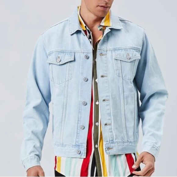 Slim Fit Denim Jacket - Picture 1 of 5